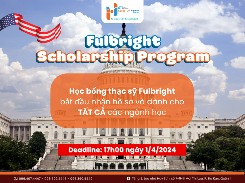 Học bổng thạc sĩ Fulbright