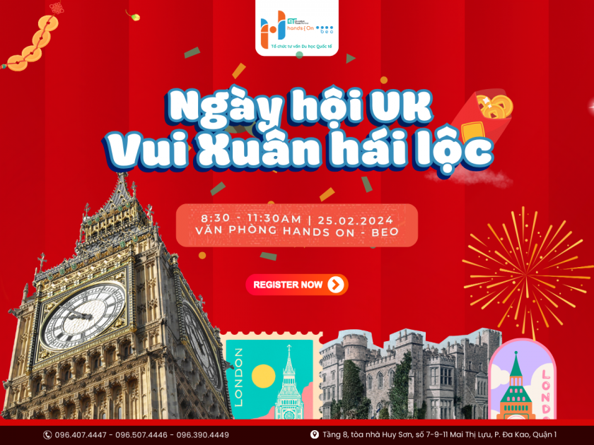 Du học Anh 2024: Ngày hội UK cùng Hands On - BEO