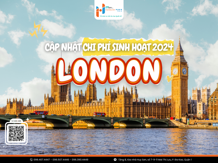 Update phí sinh hoạt cho du học sinh Việt tại London 2024 | Hands On - BEO