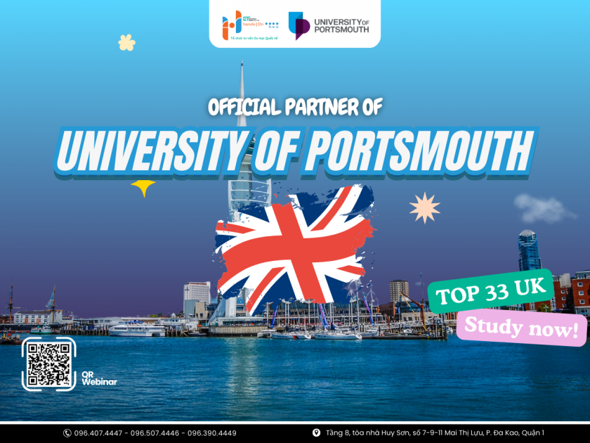 University of Portsmouth: Cập nhật học phí, học bổng du học Anh 2024 | Hands On - BEO