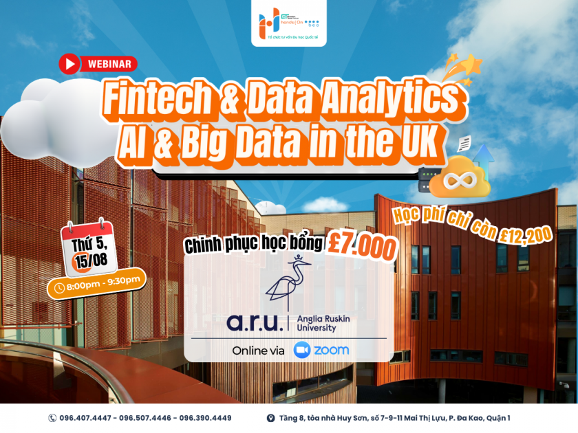 A.R.U Webinar: Studying Fintech & Data Analytics and AI & Big Data in the UK | Hands On - BEO