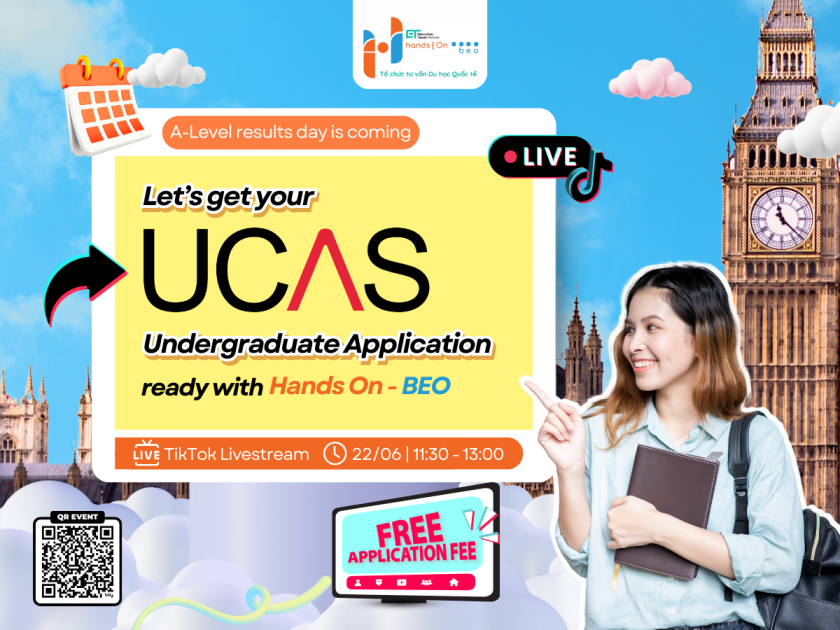 UCAS Clearing Live: Let's get your UCAS Undergraduate Application ready with Hands On - BEO - Vietnam Education Consultants